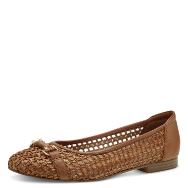 Tamaris braon ženske baletanke 1-22138-44-305